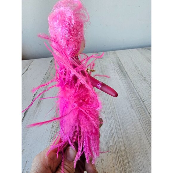 Katherine's collection pink lady icicle ornament fancy evening Xmas tree glass - Picture 7 of 10